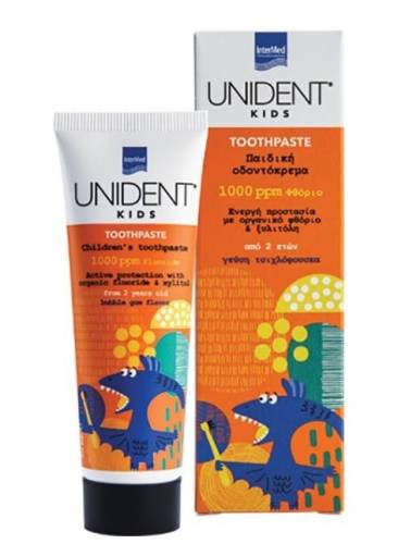 UNIDENT KIDS TOOTHPASTE 1000PPMF 50ML, Toothpaste 1